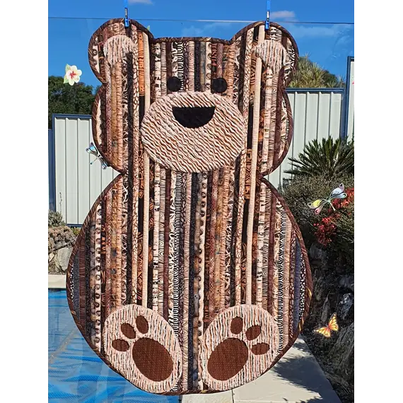 Bear Floor Jelly Roll Rug Pattern