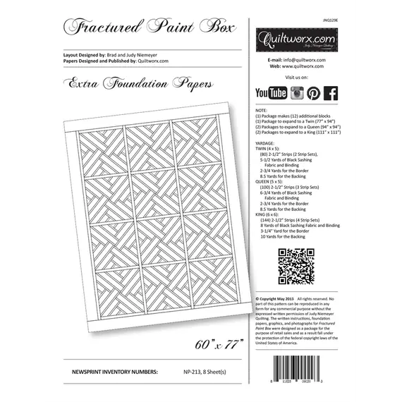 Fractured Paint Box Replacement Papers by Judy Niemeyer