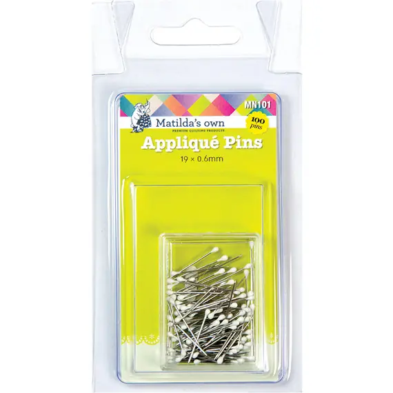 Applique Pins - 19mm x 0.60mm x 100 Matilda's Own