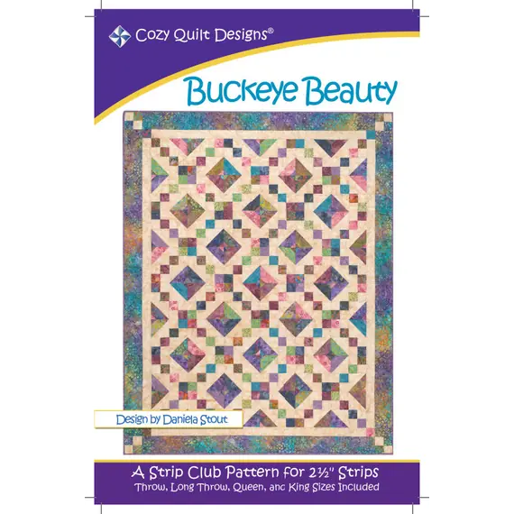 Buckeye Beauty Pattern by Cozy Quilt Designs