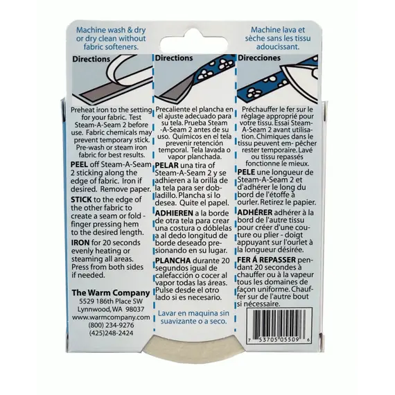 Steam A Seam 2 Double Stick 1/4 inch tape x 40 Yards