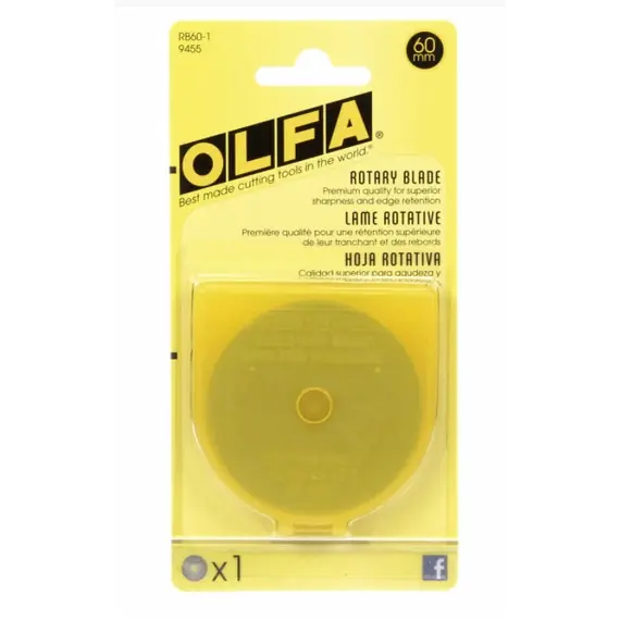 Olfa 60mm Rotary Blades x 1
