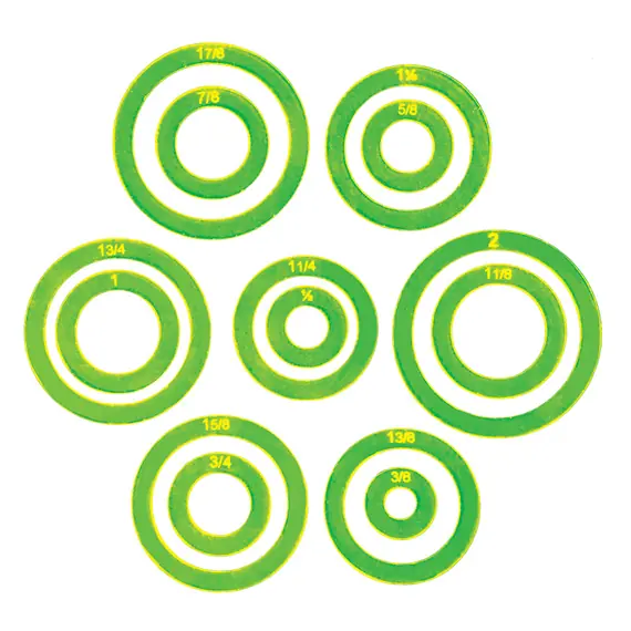 Circle Donut Patchwork Template Set Matilda's Own