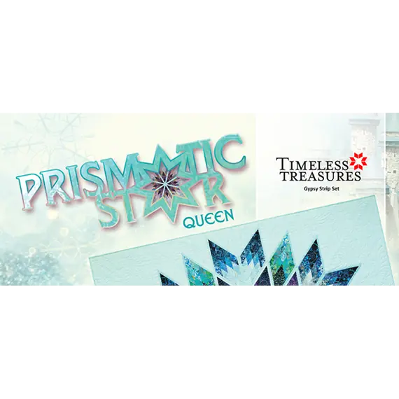 Prismatic Star Queen Quilt Pattern by Judy Niemeyer