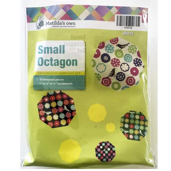 Octagon Set Small Patchwork Template Matilda's Own