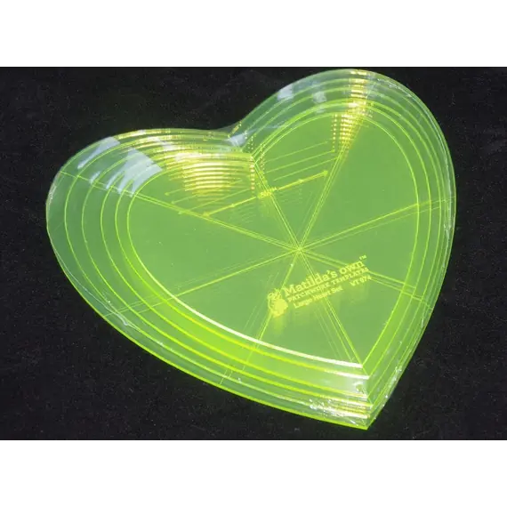 Heart Set Large Patchwork Template