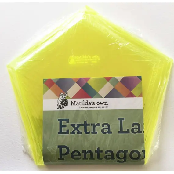 Pentagon Extra Large Patchwork Template Set Matilda's Own