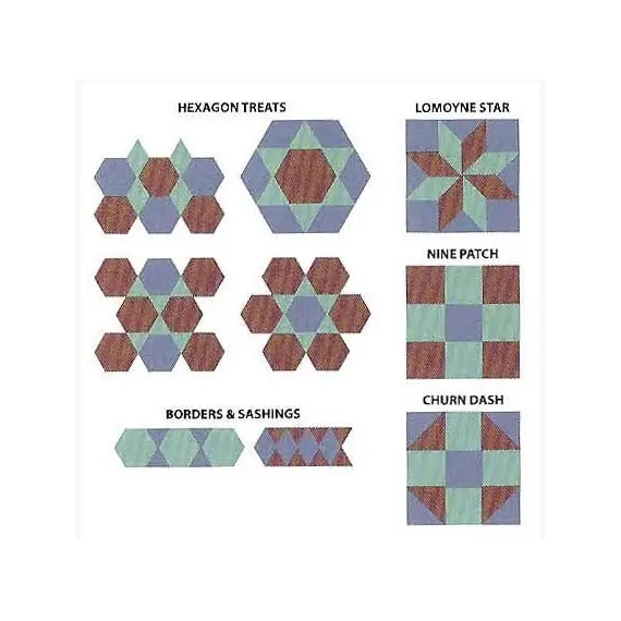 One Inch Mixed Set Patchwork Template Matilda's Own