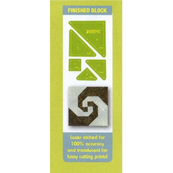 Indiana (Snail Trial) Patchwork Template Set Matilda's Own