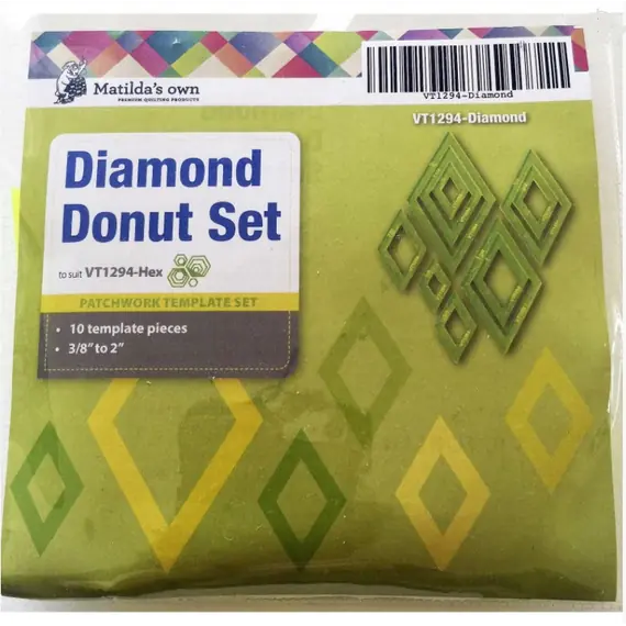 Diamond Donut Patchwork Template Set Matilda's Own