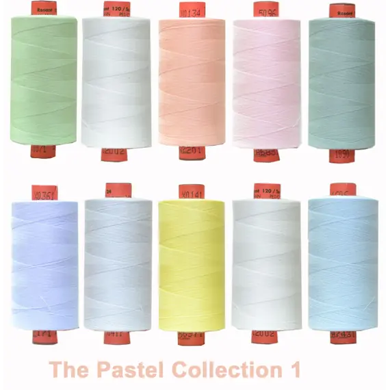 Pastels 10 Colour Set 1 Rasant Thread 1000M