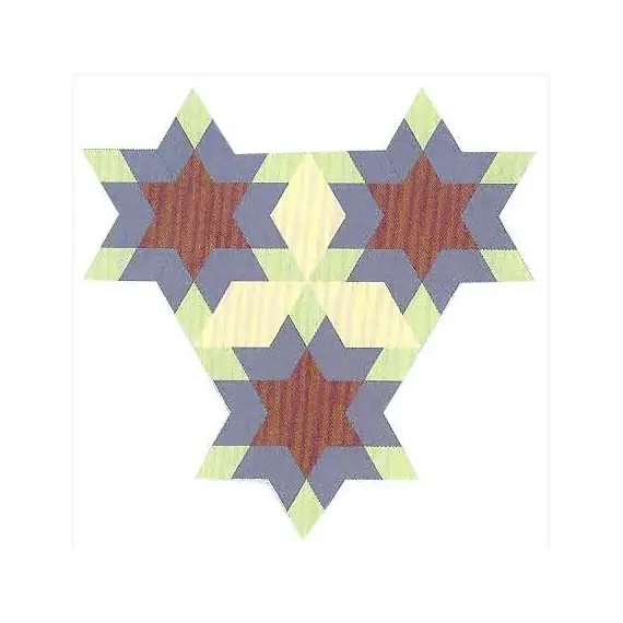 Diamond Star Patchwork Template - Matilda's Own