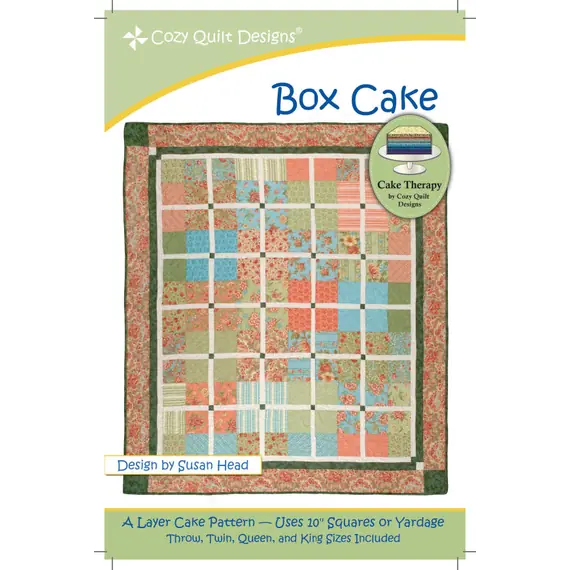 Box Cake Pattern by Cozy Quilt Designs