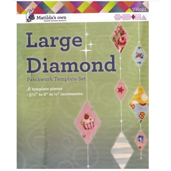 Diamond Set Large Patchwork Template Matilda's Own
