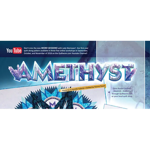 Amethyst Quilt Pattern by Judy Niemeyer - See Video