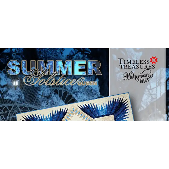 Summer Solstice Queen Quilt Pattern by Judy Niemeyer