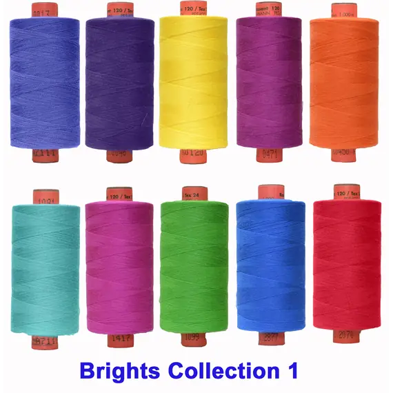 Brights 10 Colour Set 1 Rasant Thread 1000M