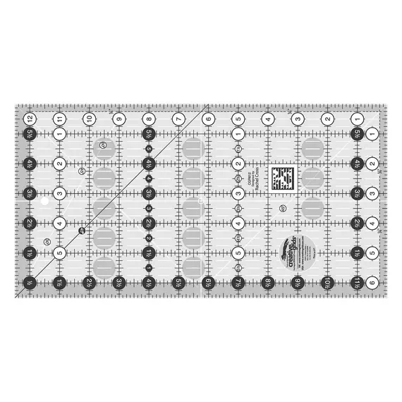 Creative Grids Quilt Ruler 6.5" x 12.5" SEE VIDEO