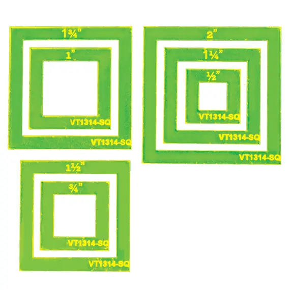 Square Donut Patchwork Template Set Matilda's Own