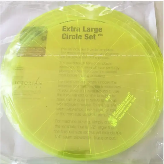 Circle Set Extra Large Patchwork Templates Matilda's Own