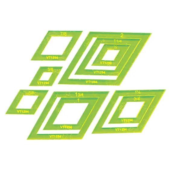 Diamond Donut Patchwork Template Set Matilda's Own