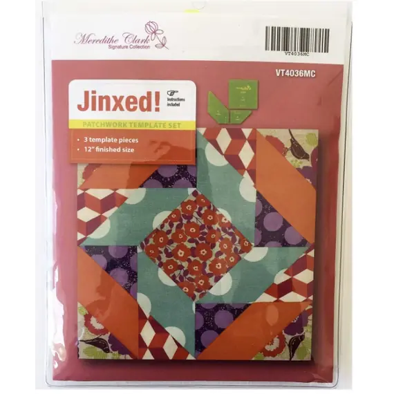 Jinxed Patchwork Template Meredithe Clark Signature Collection