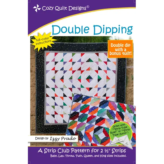 Double Dipping Pattern by Cozy Quilt Designs - See Video