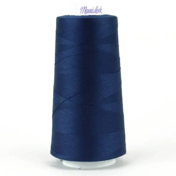 Medium Navy Maxi-lock 3000yd Polyester Serger Overlocker Thread