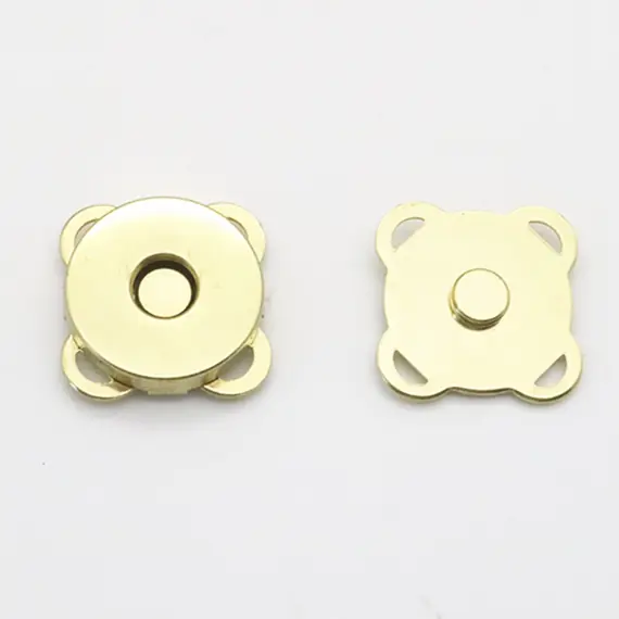 Spoke Magnetic Closure for Bags 18mm Antique Brass, Gold, Chrome and Gun Metal