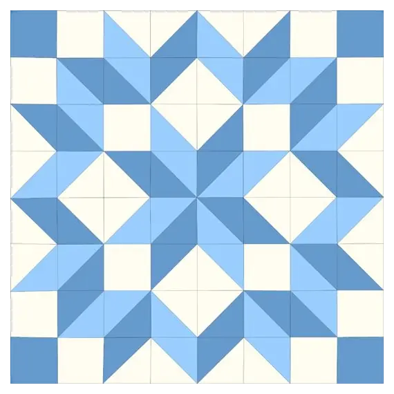 Carpenters Wheel 12" Patchwork Template Meredithe Clark Signature Collection