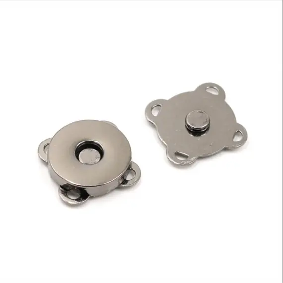 Spoke Magnetic Closure for Bags 18mm Antique Brass, Gold, Chrome and Gun Metal