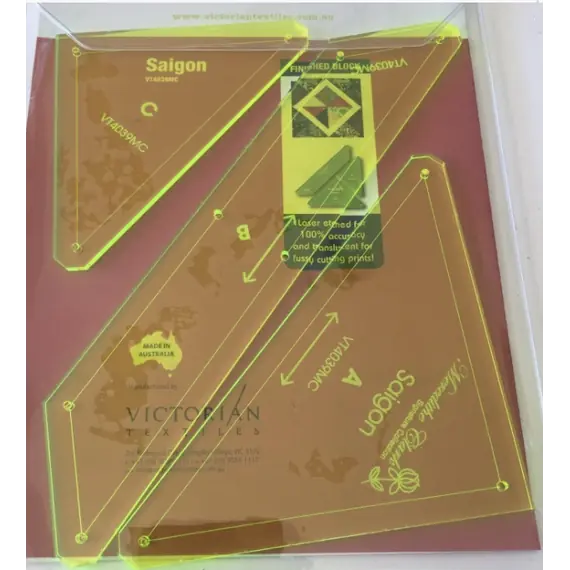 Saigon Patchwork Template Meredithe Clark Signature Collection