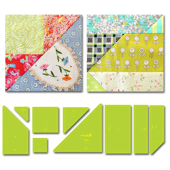 Fossick Patchwork Template Meredithe Clark Signature Collection