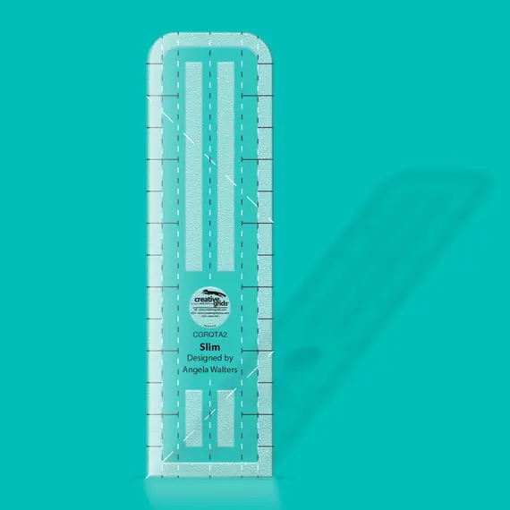 Slim Creative Grids Non-Slip Free Motion Quilting Tool / Ruler SEE VIDEO