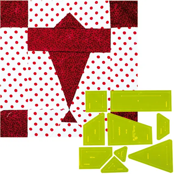 Airplanes Patchwork Template - Meredithe Clarke Signature Collection