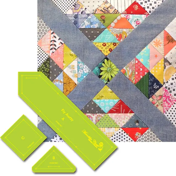 Fly Away Patchwork Template Meredithe Clark Signature Collection