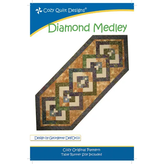 Diamond Medley Pattern by Cozy Quilt Designs