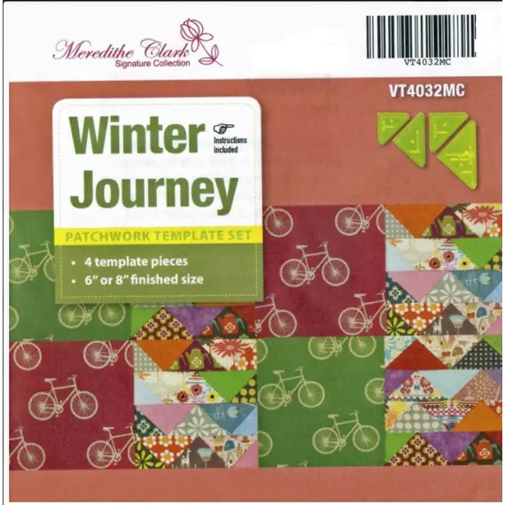 Winter Journey Patchwork Template Meredithe Clark Signature Collection