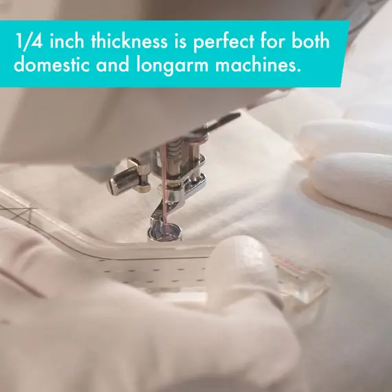 Chevy Creative Grids Non-Slip Free Motion Quilting Tool / Ruler SEE VIDEO