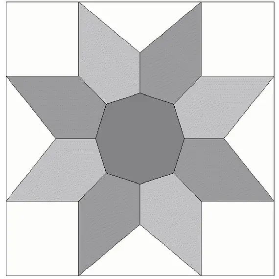 Daisy Days Patchwork Template - Meredithe Clarke Signature Collection