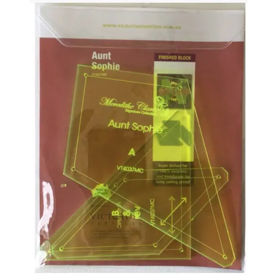 Aunt Sophie Patchwork Template Meredithe Clark Signature Collection