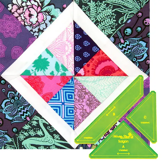 Saigon Patchwork Template Meredithe Clark Signature Collection