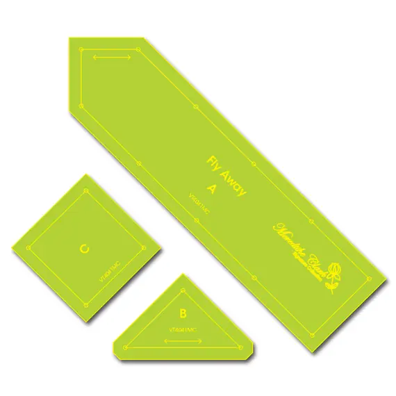 Fly Away Patchwork Template Meredithe Clark Signature Collection