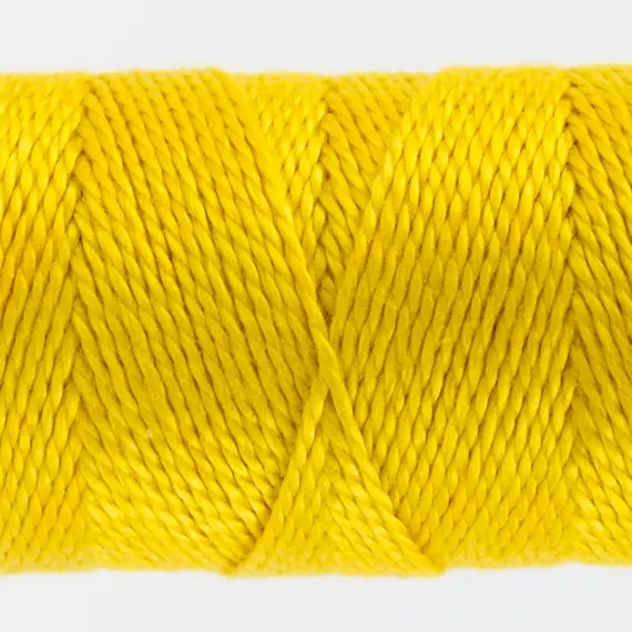 Lemon Curd Perle Eleganza 100% Egyptian Cotton Sue Spargo by Wonderfil 3wt 5wt and 8wt