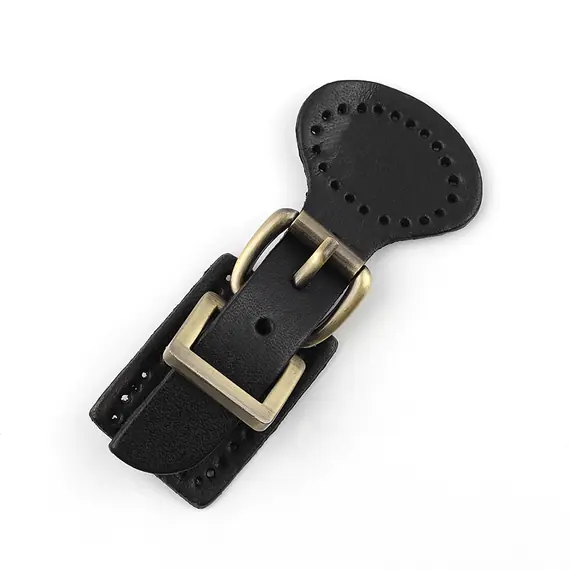 Genuine Leather 2 Piece Magnetic Bag Closure Clasp Multiple Colours Available