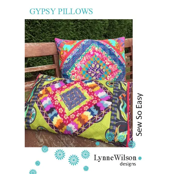 Gypsy Pillows by Lynne Wilson Designs - SEE VIDEO