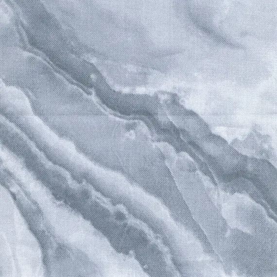 Pale Slate Marbled Effect - W108in 2.75mtr Quilt Backing Fabric 100% Cotton