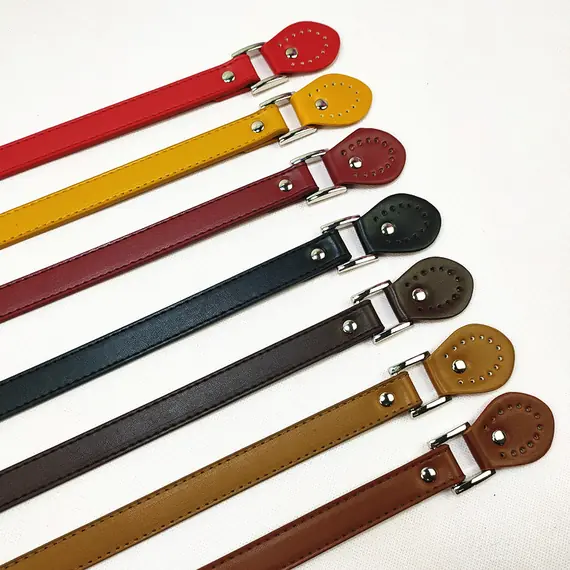 PU Leather Flat Strap 66 cms Multiple Colours Available