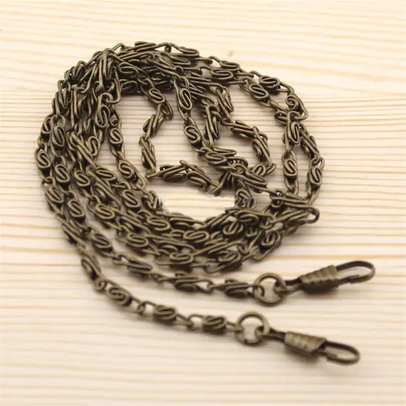 Fine Chain Bag Handles 120 cm Multiple Colours Available