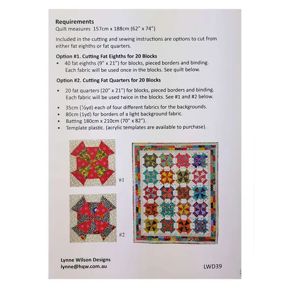 In A Spin by Lynne Wilson Designs So Sew Patchwork